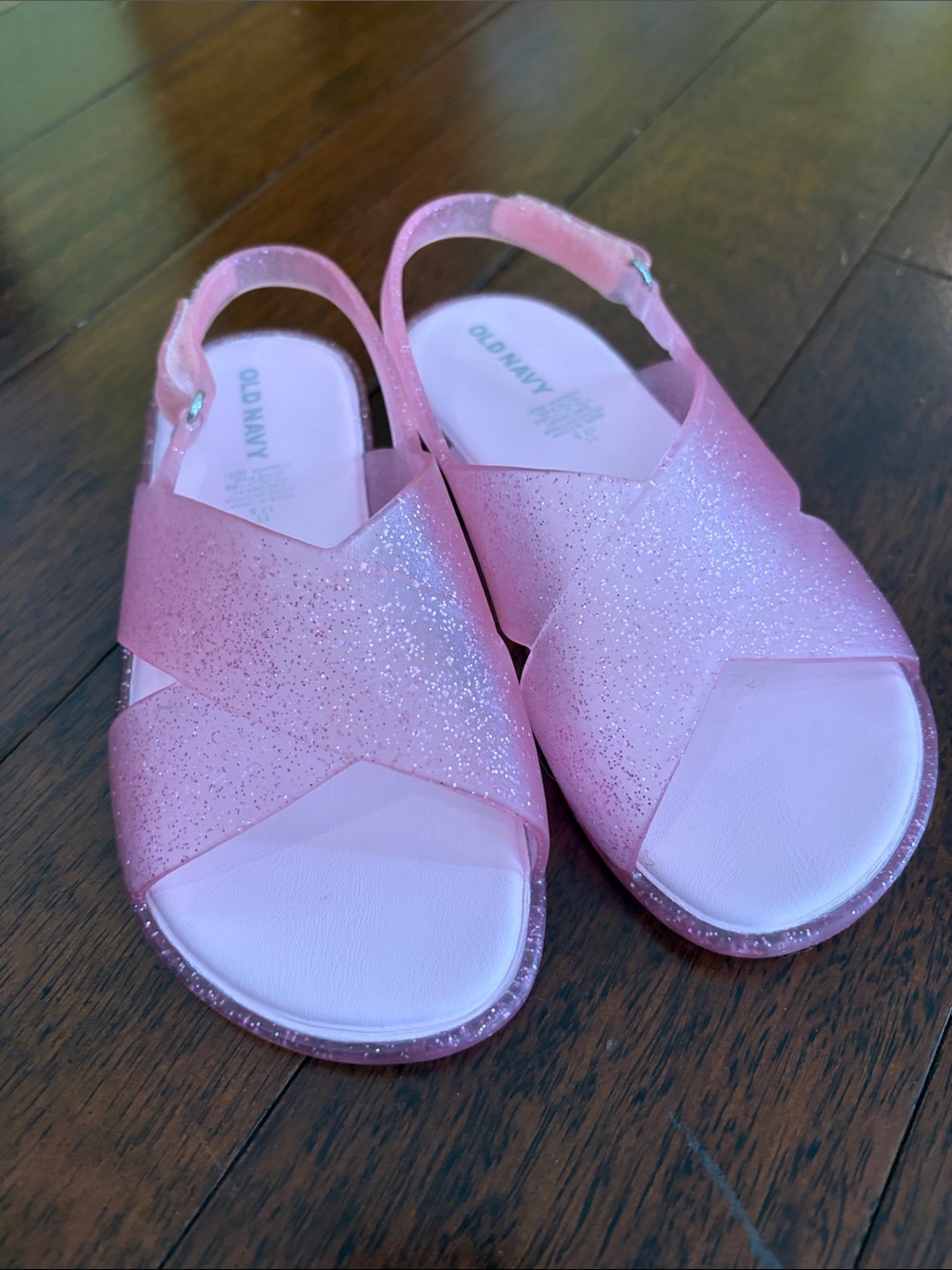 Old Navy Sparkly Pink Slingback Sandals for Kids